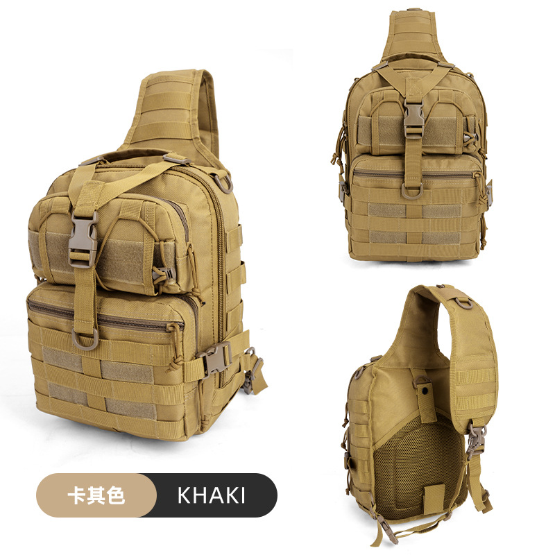 핫셀링 카키 컬러 (원숄더 크로스 트렌디 체스트백)