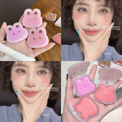 かわいいウサギの水の光は多くクリームを使います。