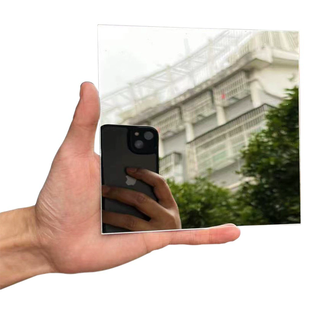 HD зеркальные настенные наклейки самоклеящиеся зеркальные акриловые наклейки ванная комната дома мягкое зеркало туалетные зеркальные настенные наклейки оптом