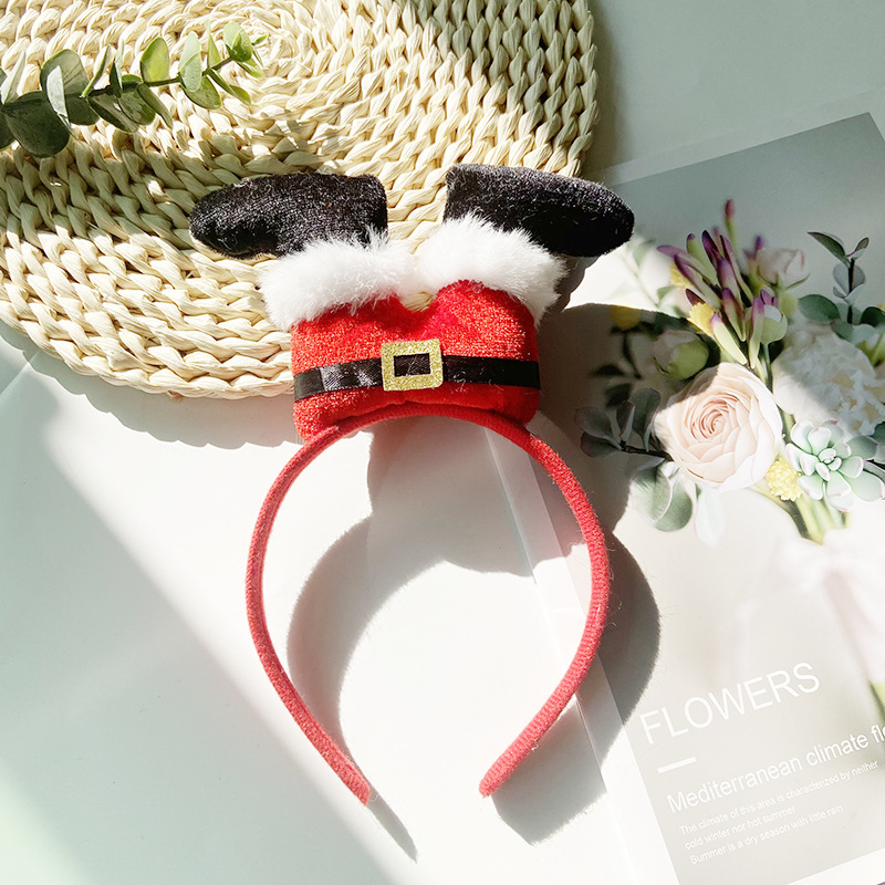 Christmas Occasion Christmas Cartoon Style Christmas Hat Plastic Christmas Costume Props