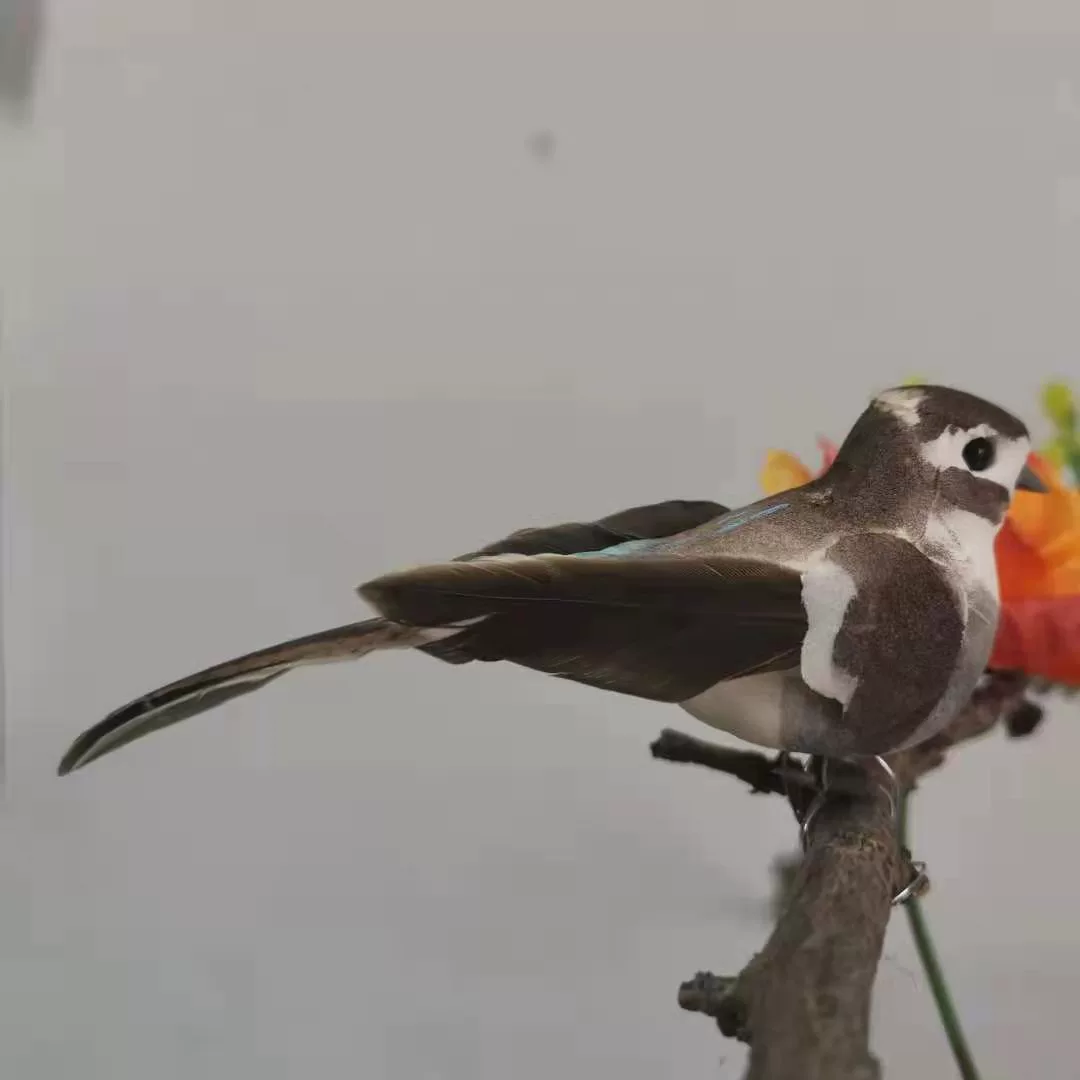 Робин Бёрд/Серый Воробей/Имитация перьев птицы RY042