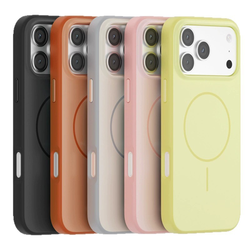 用iPhone17ProMax手机壳炫雅肤感磨砂细圈磁吸苹果16防摔保护套17|undefined