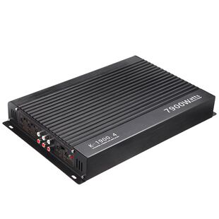 Direct Selling New 19004 Car Audio Amplifier High Power Aluminum Alloy 12V Car Four-Way Amplifier 4-Channel