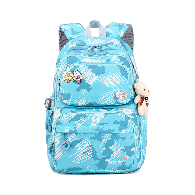 2022 nueva mochila femenina nuevo estudiante de escuela primaria grado 3-6 gran capacidad estilo coreano reducción de carga ligera entrega transfronteriza