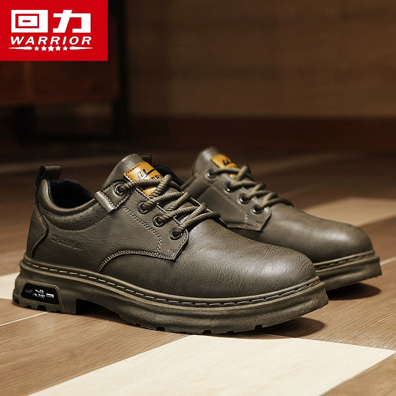 Мужская обувь назад 2025 новая кожа в английском стиле водонепроницаемая работа мужская бизнес повседневная кожаная обувь