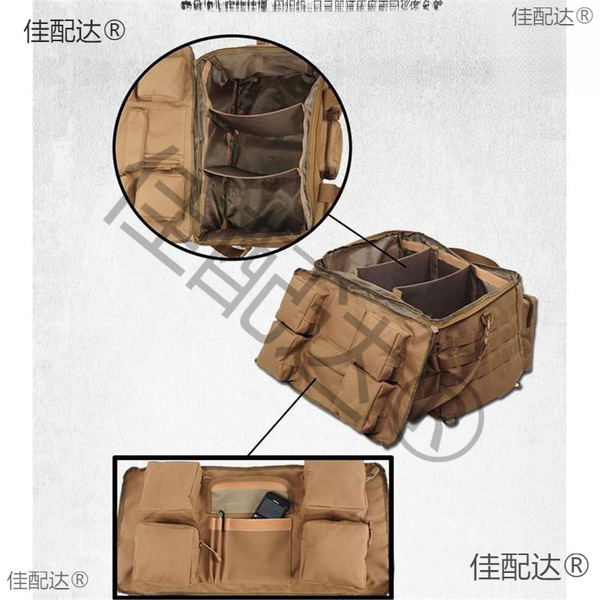 Capacious waterproof organizer bag for camping