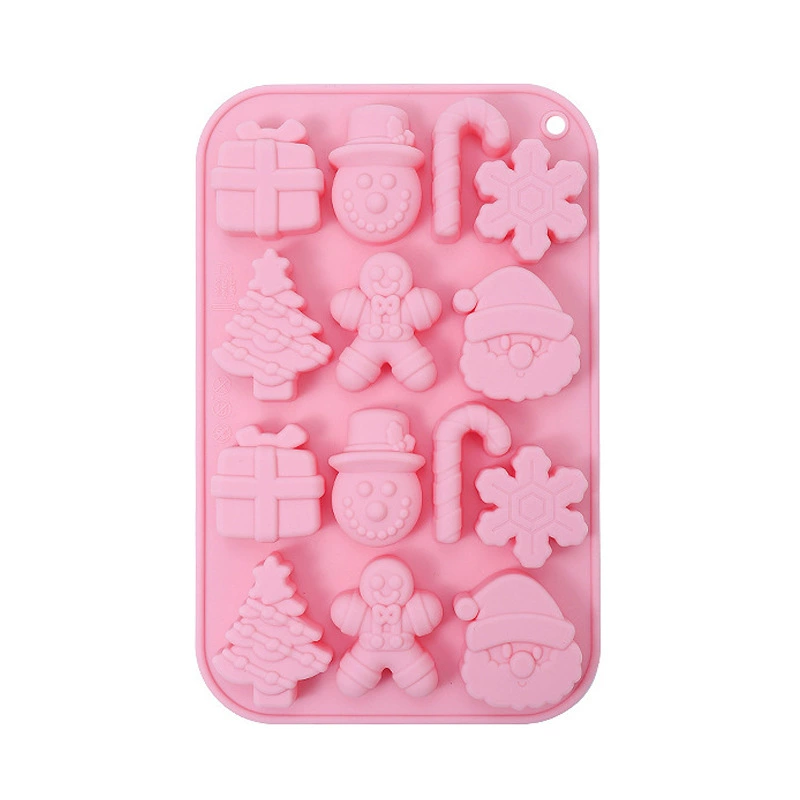 Spot 14 Christmas molds for baking easy to release cake molds kitchen tools silicone mold wholesale baking