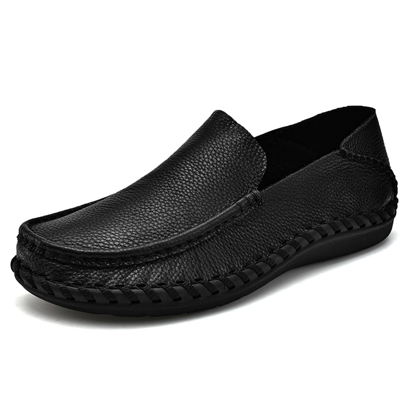 Fábrica directa de cuatro estaciones de comercio exterior zapatos de cuero zapatos de agujero zapatos de negocios zapatos casuales vacíos transpirables zapatos de hombre en stock