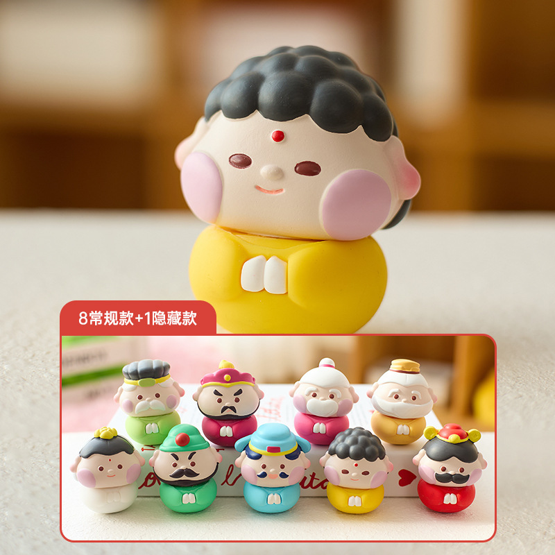 新しいかわいいハンドメイド泣き顔デイリー第 2 ブラインドボックスクリエイティブ樹脂デスクトップ車の装飾ホリデーギフト|undefined