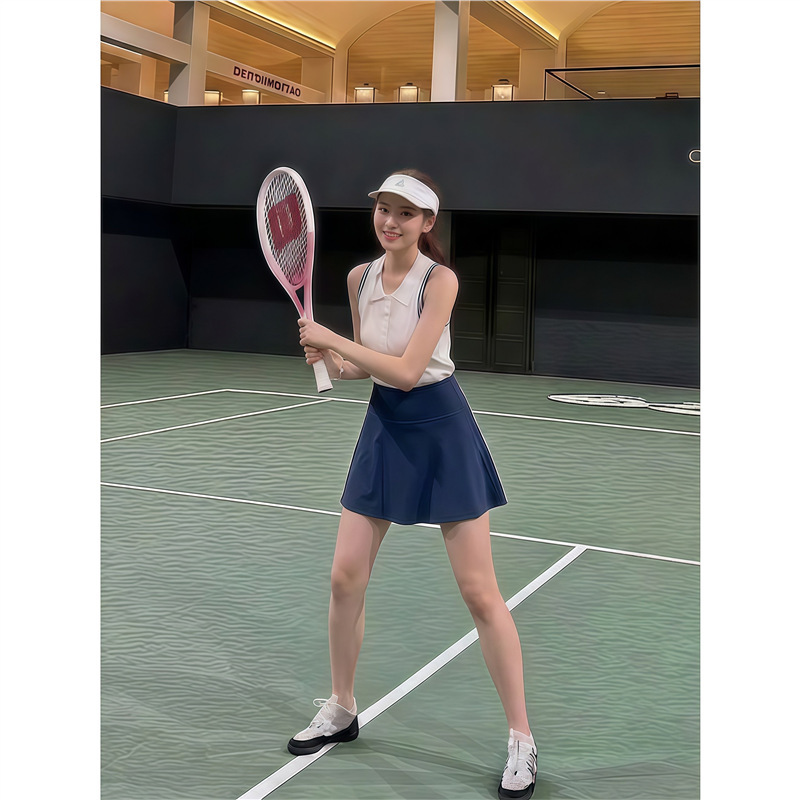 Luqi Lulu Must-Have A-Line Slimming High-Waisted Sports Yoga Short Skirt for Women, Summer Quick-Dry Short Tennis Skirt Luqi Lulu Must-Have A-Line Slimming High-Waisted Sports Yoga Short Skirt for Women, Summer Quick-Dry Short Tennis Skirt