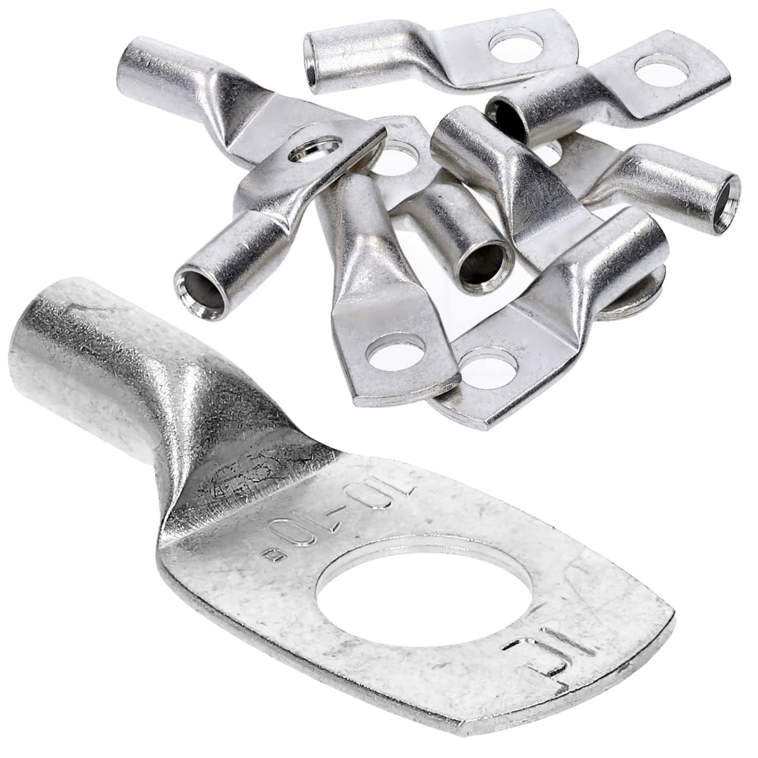 10 Stück Kalitec HR10-10 Handelsübliche Rohrkabelschuhe 10