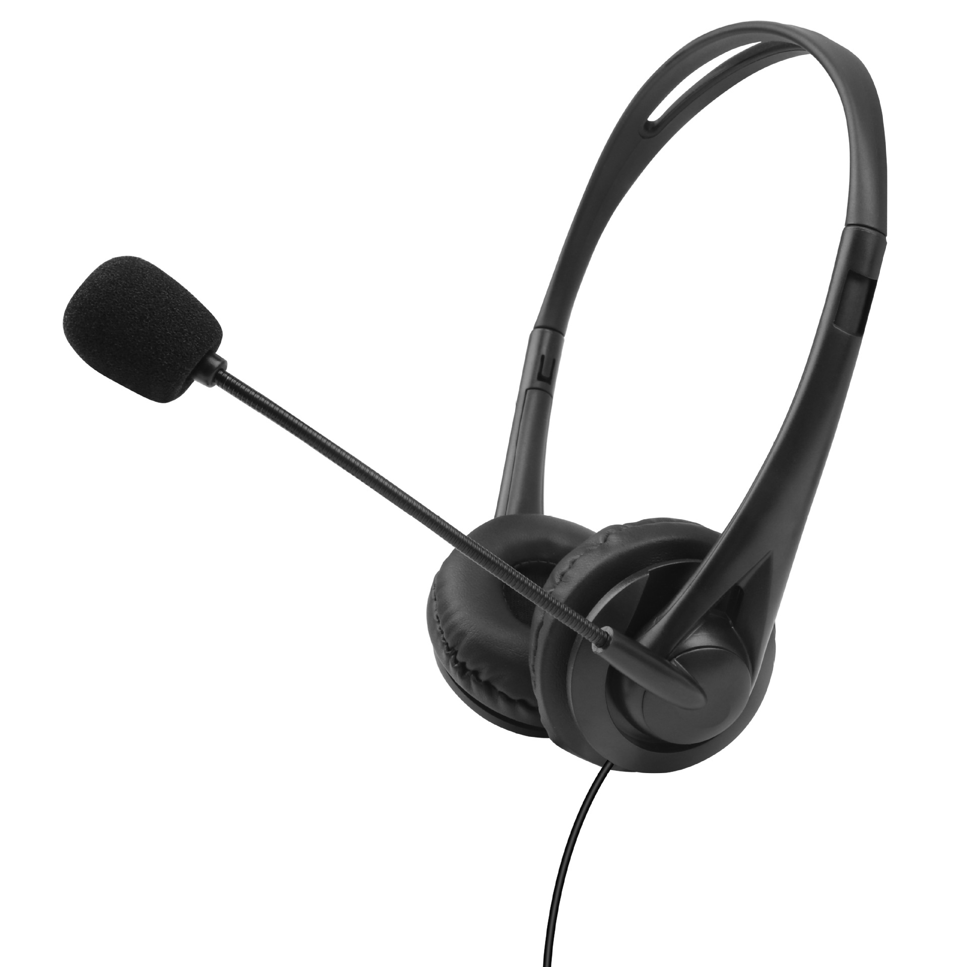 auriculares cableados con micrófono operador estéreo auriculares de computadora tableta móvil universal