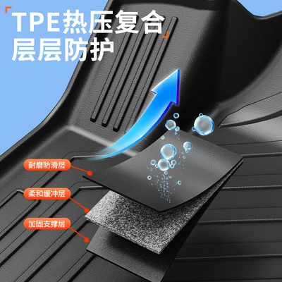 Interior Floor Mats, Environmentally Friendly Tpe — Modelə uyğun ayaqaltı