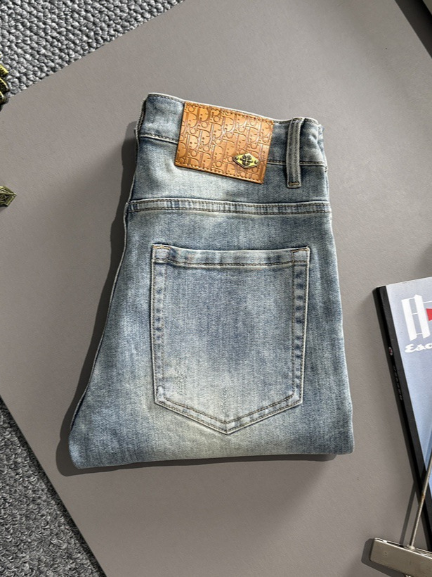 1.1 Versión correcta TNF24 otoño y invierno nuevos productos D familia de abejas metálicas industria pesada lavado TB jeans hombres y mujeres