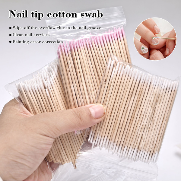 disposable cotton cotton swabs for manicure