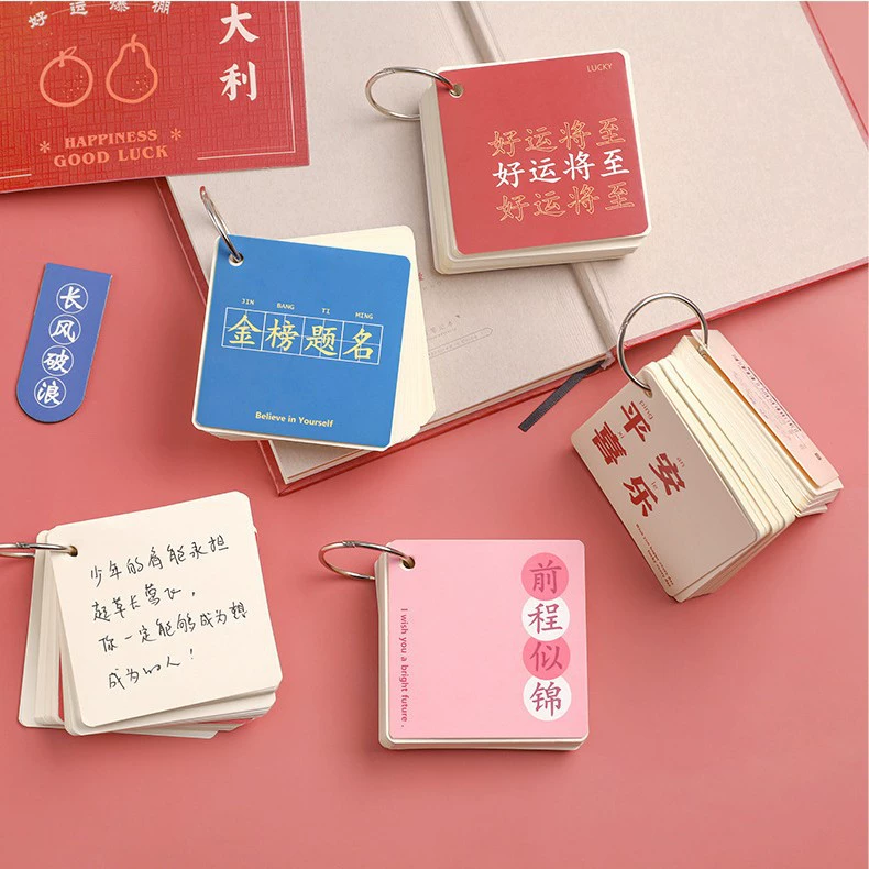 Book for elementary school students, handheld notebook, English, tear-off sheet