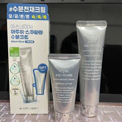 国境を越えた人気の韓国 SNATURE スクワラン フェイシャル クリーム 60ml + 30ml エッセンス 水分補給と保湿
