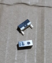 全新HUANO华诺鼠标开关 2P小型2脚直插鼠标微动开关白点