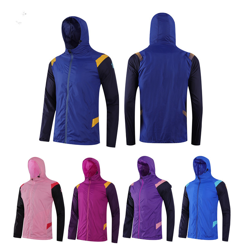 Directly Supplied from the Source, Waterproof Spring and Autumn Long-Sleeved Fitness Sports Jacket, Breathable and Quick-Drying Running Equipment, Breathable Jacket