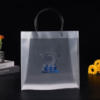 牛奶饮料包装袋透明pp手提袋塑料礼品袋定制广告购物袋可定做logo