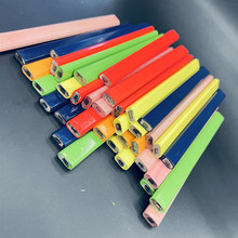 大八角木工笔宽扁红芯木工铅笔木匠铅笔线标记工具笔批发可印logo