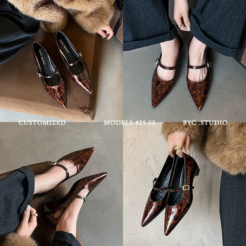 Design high shoes, footwear pointy toe, french style, genuine leather