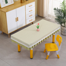 桌套防水防油免洗桌布儿童幼儿园课桌套餐桌套餐厅桌布可印字定制