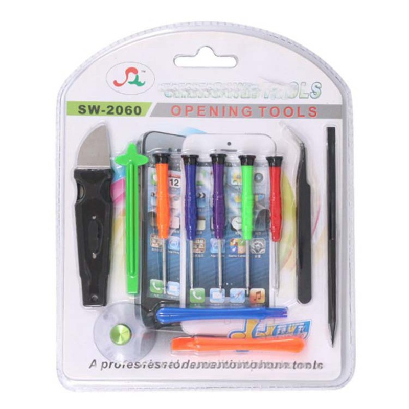 12合1螺丝刀 苹果拆换电池螺丝批 迷你手机开机工具 换手机屏工具