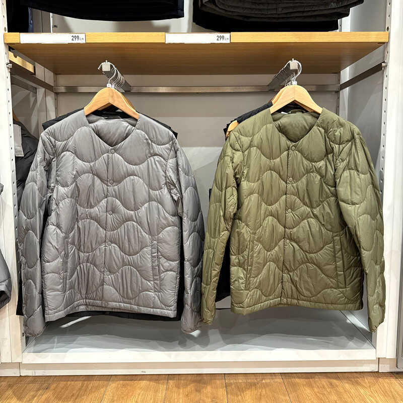 2024 Autumn and Winter Men's and Women's Premium Lightweight Portable Jacket Curved Pressed Jacket 472798