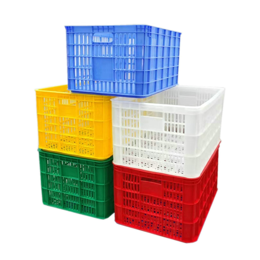 加厚塑料筐周转筐水果筐塑料框长方形超市脐橙蔬菜箩筐塑料胶筐