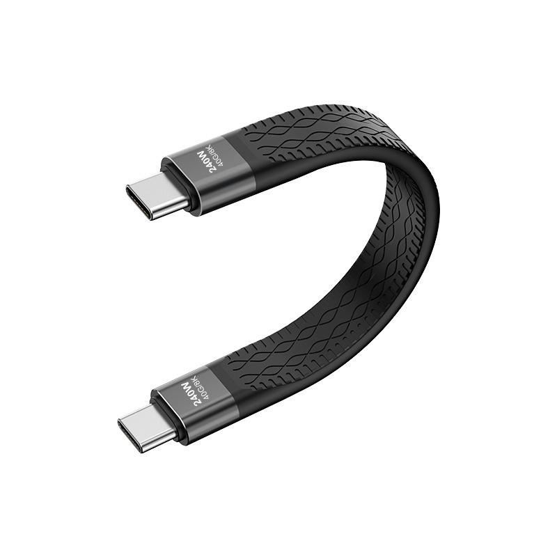 USB4データケーブル 40GB伝送 typec両端オス 8Kスクリーン投影 音声・映像フル機能ケーブル PD240W急速充電|undefined