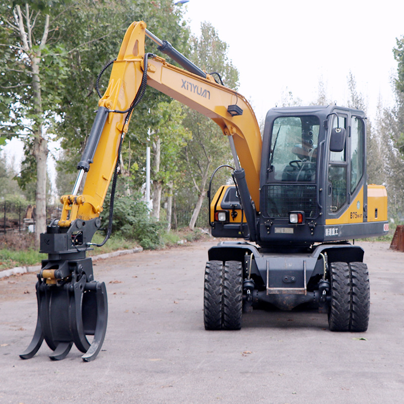 18年新源75 准新机 夹甘蔗 抓草机 抓树枝 码垛机 棉花夹 抓羊皮