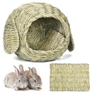 Бутик кролик натуральные экологически чистые зубы и травяная пещерка Дома кролики Тотонома морская свинья безопасно избегая домашней травы гнезда