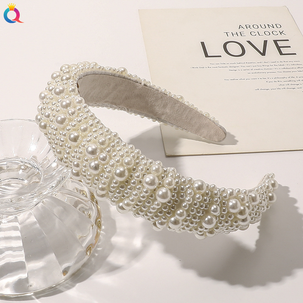 180g Weight Headwear Hair Accessories Type 1 Piece Quantity Street Occasion Artificial Pearl Material Geometric Pattern Women'S Gender Plating Design Fashion Style Fashion Geometric Artificial Pearl Plating Headwear 1 Piece 12