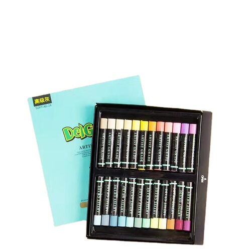 Danke Lin 2nd Generation: 12 Vibrant Colors, Soft Premium Gray Monochromatic, Children's Drawing & Doodling Crayons – Pastel and Oil-Based Wax Crayons