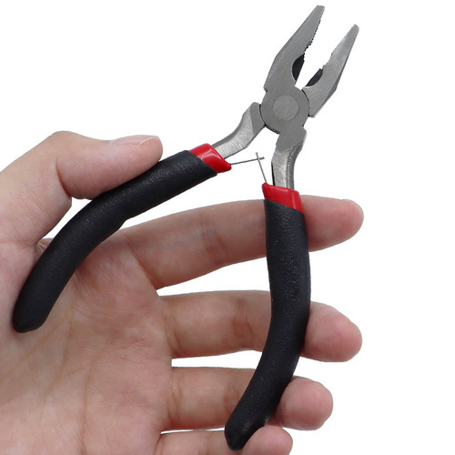 4.5-inch pointed and slant-nose mini pliers 8-piece set DIY handmade pliers mini jewelry pliers set