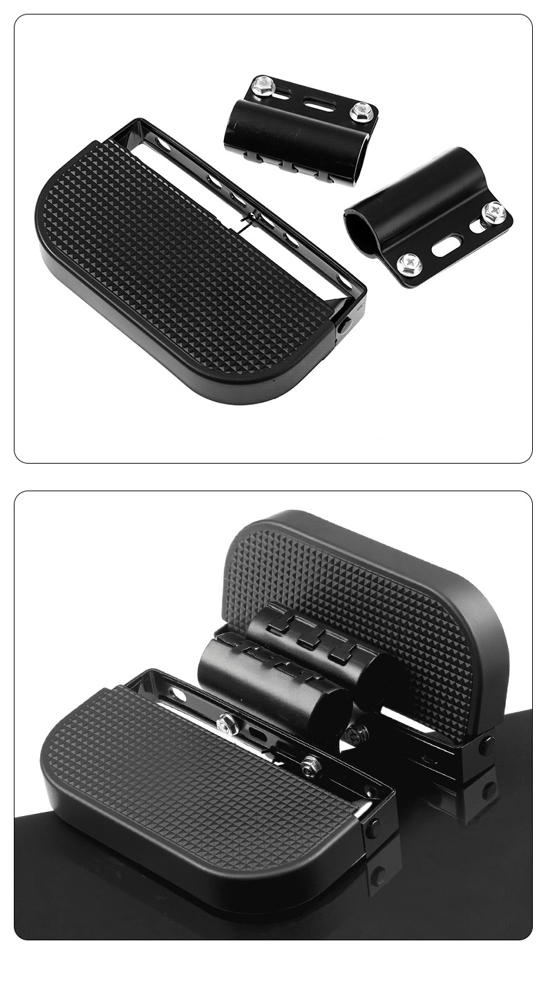 Install Electric Motorcycle Guard Bars and Footrests, Modified Accessories, Electric Vehicle Guard Bars, Footrests, Folding Footrests
