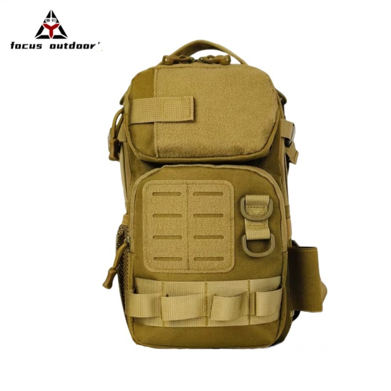 Bolso de pecho táctico para fanáticos militares Mini camuflaje al aire libre Bolso de mensajero de un solo hombro Ciclismo Tácticas de montañismo Bolso de pecho pequeño al aire libre al por mayor