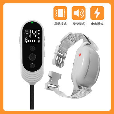 Cross border Amazon remote control electric shock Dogs A collar for a horse Trainer 500 Bark Control charge waterproof