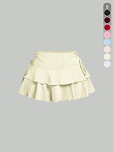C 96862 Y2K Asymmetrical Sport Skirt ��Ҏ�t�\�Ӷ�ȹ �羳���l