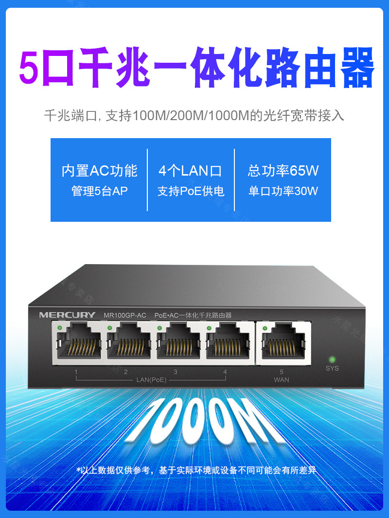 水星ac1900M双频千兆无线吸顶式AP酒店工程企业5g面板覆盖吊顶A