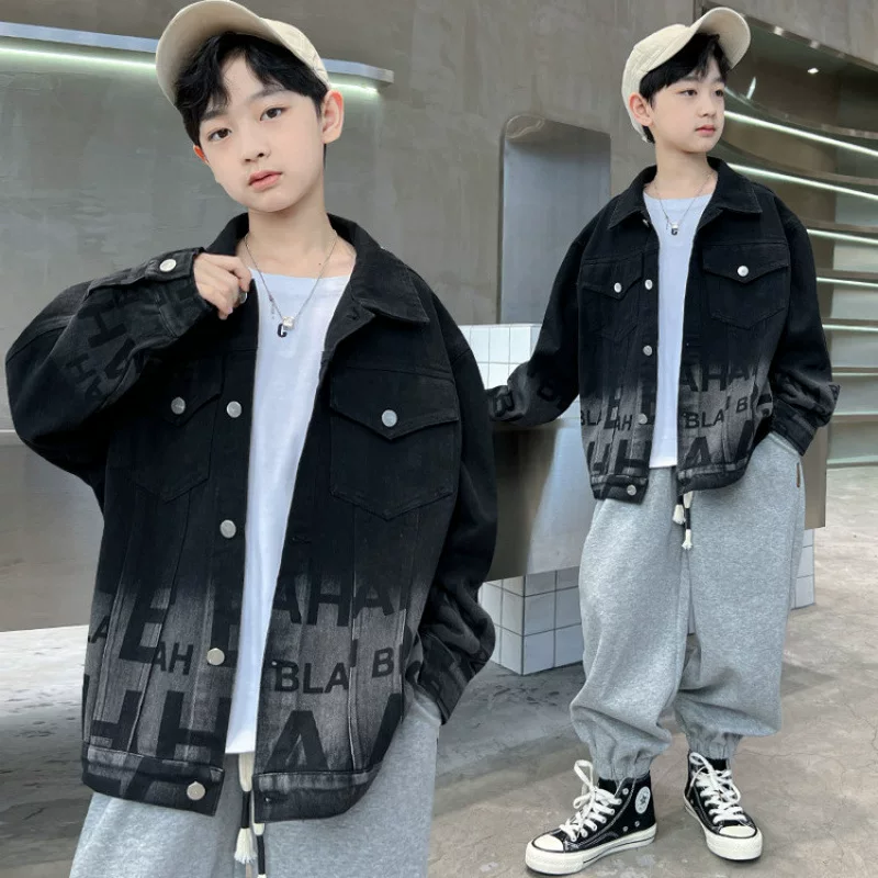 Denim jacket, gradient