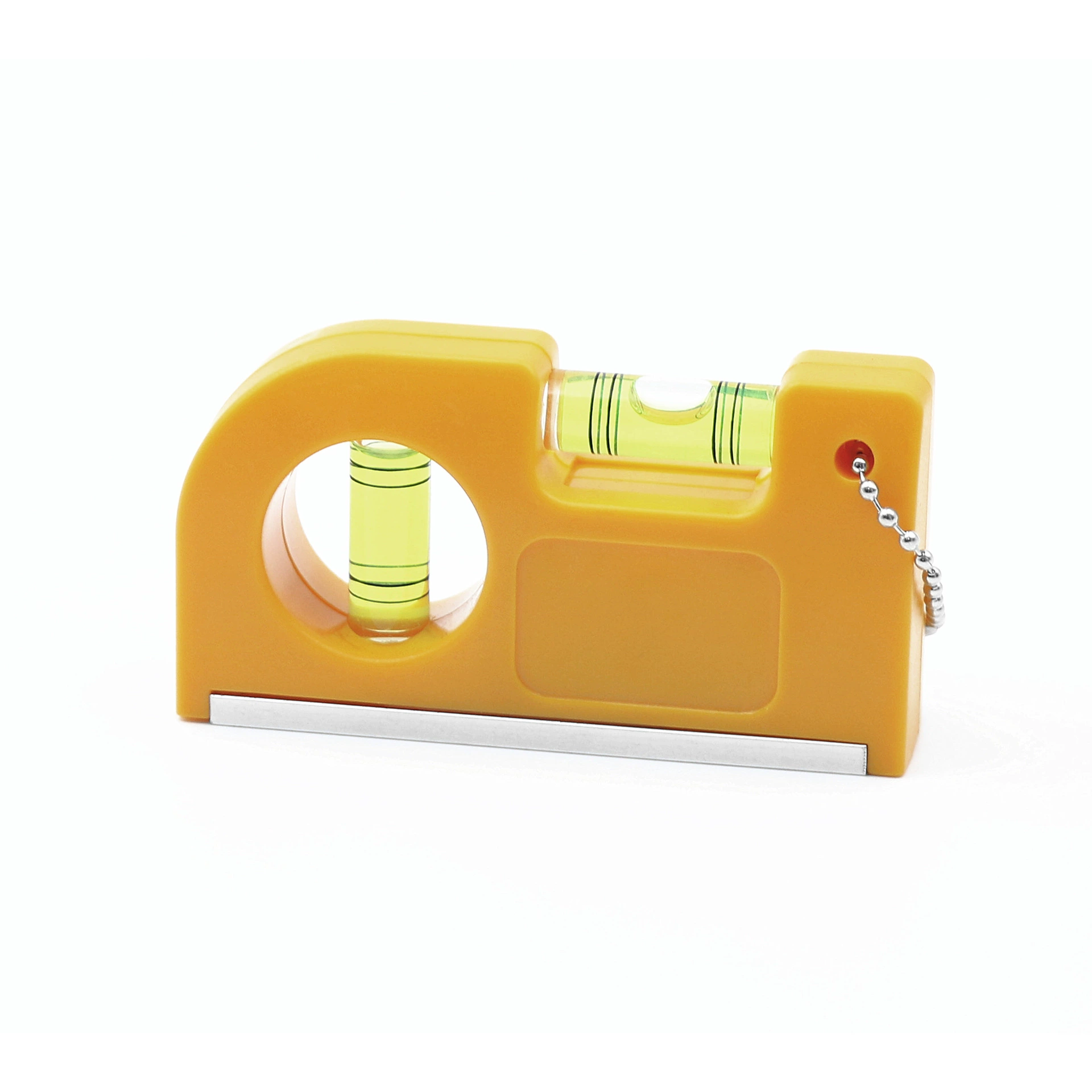 Foreign trade direct supply mini plastic horizontal foot hanging chain waist torpedo levels, convenient strong magnetic aluminum alloy model