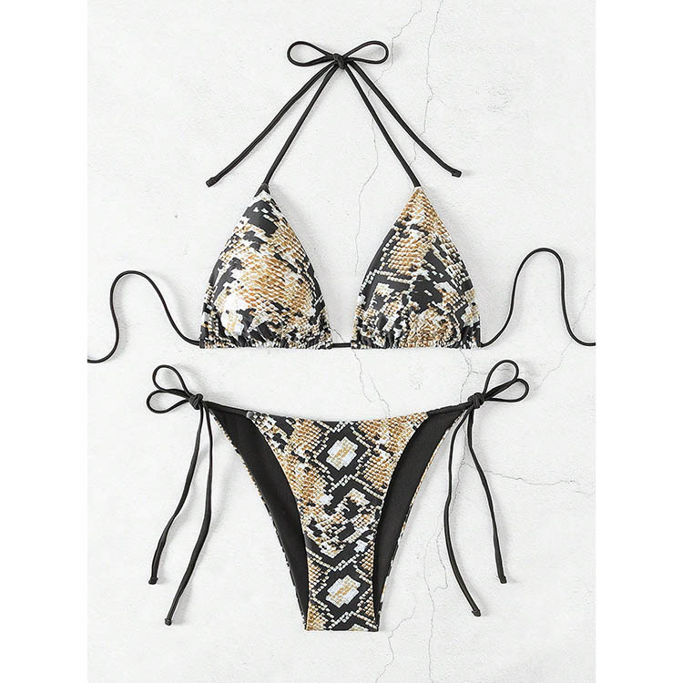 Leopard Bikini Set Für Damen Sexy Zweiteiliger Badeanzug_voghion.com