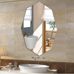 JM704 Mirror-Backed Elliptical Square Bathroom Background Decorative Mirror Manufacturer for International Trade