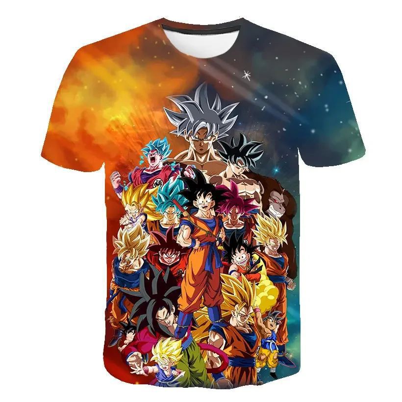 Camiseta de manga corta con cuello redondo y manga corta con malla suelta de verano para hombre, estampado 3D con lema de murciélago europeo y americano