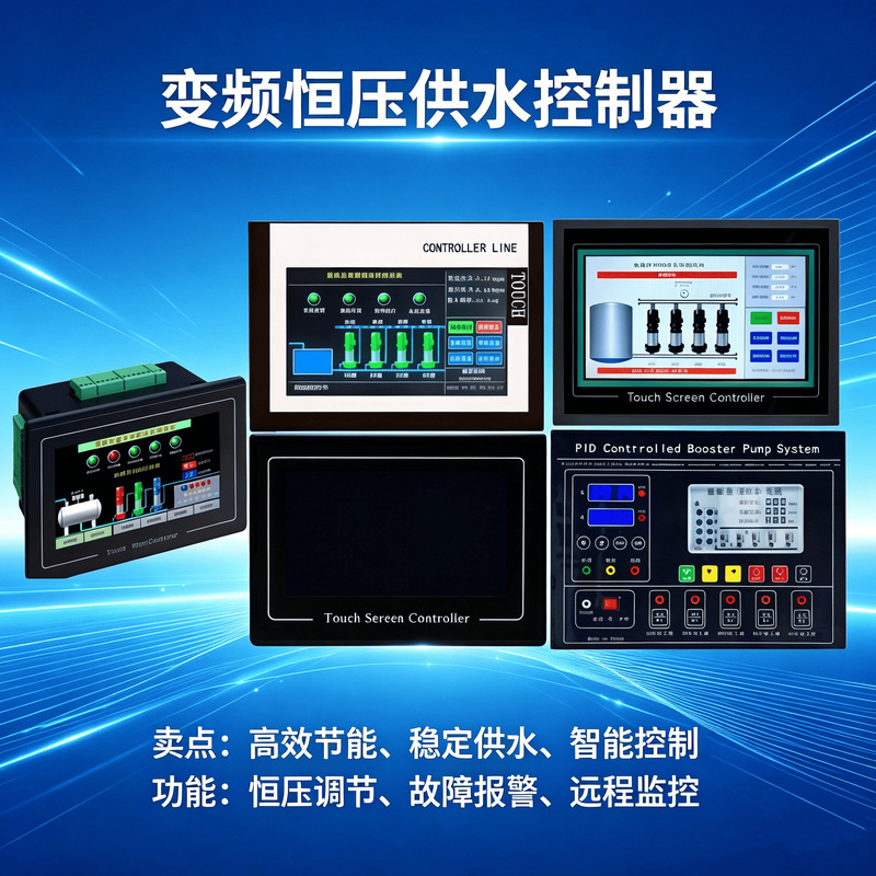 Plc Touch Screen Constant Pressure Water Supply Controller Multi-Pump Interconnection Constant Pressure Water Supply Inverter Supporting Equipment Industrial Grade Plc Touch Screen Constant Pressure Water Supply Controller Multi-Pump Interconnection Constant Pressure Water Supply Inverter Supporting Equipment Industrial Grade