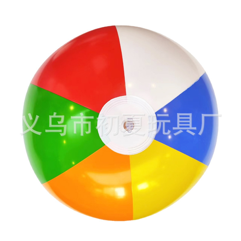クロスボーダー現物インフレータブルカラービーチボール6色ボールPVC広告ボールインフレータブル玩具ボールプール水遊びボール|undefined