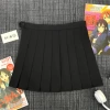 Black pleated skirt