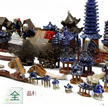 上水石吸水石山水盆景装饰品小摆件盆景摆件人物多肉假山造景配件